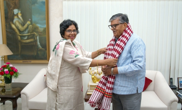Vijaya Kishore Rahatkar, Chairperson Governer Gulab chand kataria. Vijaya Kishore Rahatkar, Chairperson Governer Gulab chand kataria.