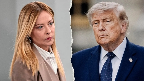 ਇਟਲੀ ਦੀ ਪ੍ਰਧਾਨ ਮੰਤਰੀ ਜੌਰਜੀਆ ਮੇਲੋਨੀ ਅਤੇ ਅਮਰੀਕੀ ਰਾਸ਼ਟਰਪਤੀ ਡੋਨਾਲਡ ਟਰੰਪ ਦੀ ਫਾਈਲ ਫੋਟੋ।