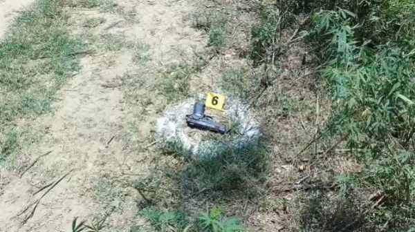 ਮੁਲਜ਼ਮਾਂ ਵੱਲੋਂ ਵਰਤੀ ਪਿਸਤੋਲ।