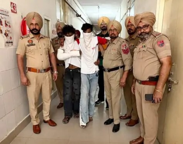 ਪੁਲਿਸ ਹਿਰਾਸਤ ’ਚ ਮੁਲਜ਼ਮ।