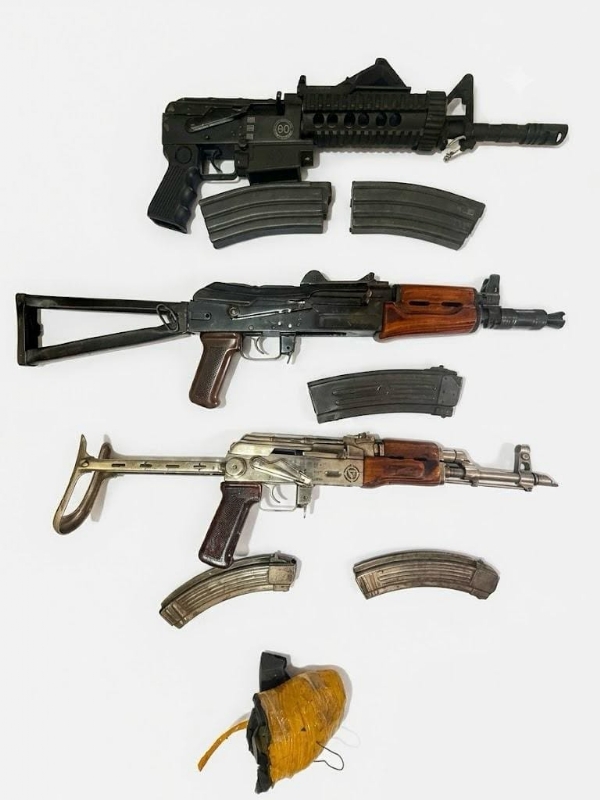 Amritsar Rural Police recoverd grenade and three sophisticated rifles