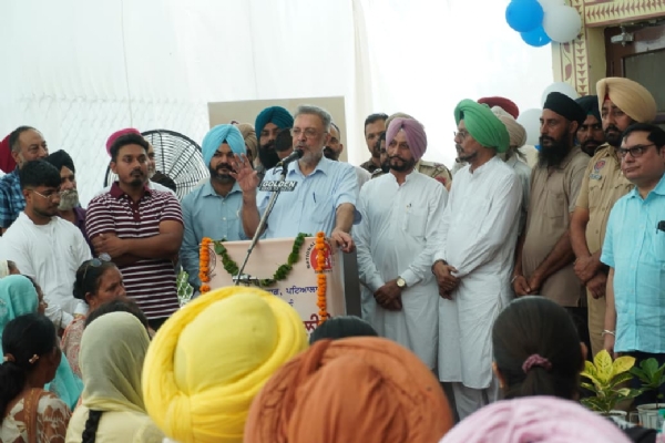 ਨਵੇਂ ਆਮ ਆਦਮੀ ਕਲੀਨਿਕ ਦੇ ਉਦਘਾਟਨ ਮੌਕੇ ਸੰਬੋਧਨ ਕਰਦੇ ਹੋਏ ਮੰਤਰੀ ਡਾ. ਬਲਬੀਰ ਸਿੰਘ।