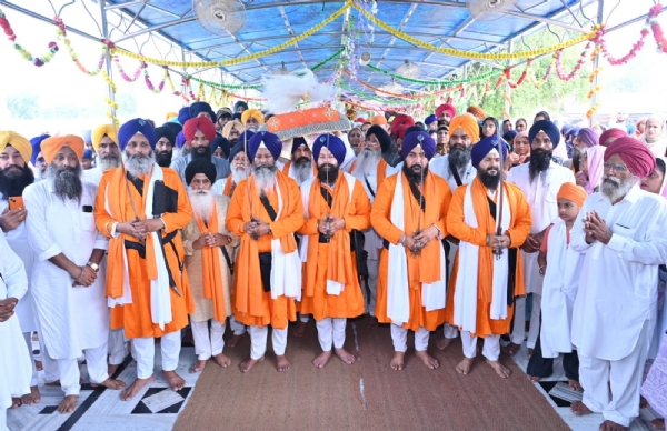 ਮੀਰੀ-ਪੀਰੀ ਖਾਲਸਾ ਮਾਰਚ ਦਾ ਸੱਤਵਾਂ ਪੜਾਅ ਫਿਰੋਜ਼ਪੁਰ ਤੋਂ ਫਰੀਦਕੋਟ ਵੱਲ ਰਵਾਨਾ ਹੁੰਦਾ ਹੋਇਆ।