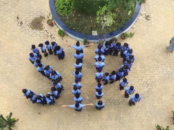 ਸਕੂਲ ਵਿਦਿਆਰਥੀਆਂ ਵੱਲੋਂ ਬਣਾਇਆ ਗਿਆ ਐਸਆਈਆਰ।