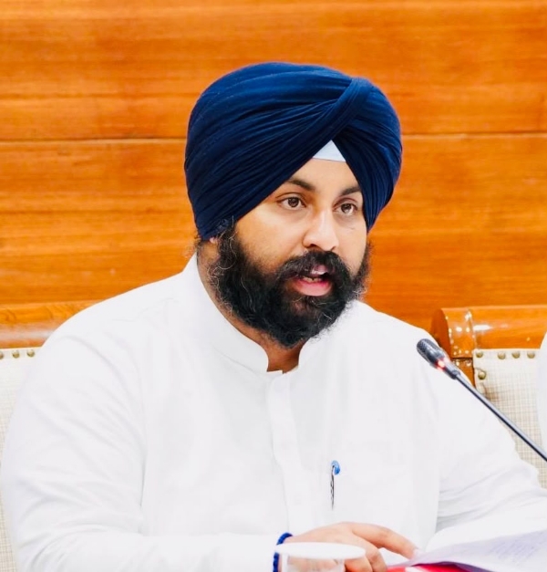 School Education Minister Harjot Singh Bains School Education Minister Harjot Singh Bains