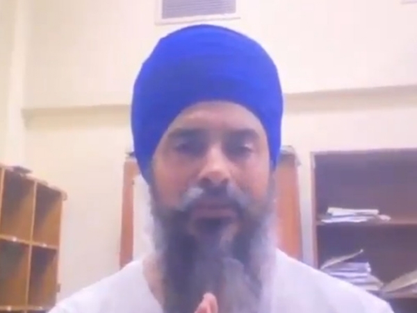 ਵੀਡੀਓ ’ਚੋਂ ਲਈ ਗਈ ਜਗਤਾਰ ਸਿੰਘ ਹਵਾਰਾ ਦੀ ਫੋਟੋ। ਵੀਡੀਓ ’ਚੋਂ ਲਈ ਗਈ ਜਗਤਾਰ ਸਿੰਘ ਹਵਾਰਾ ਦੀ ਫੋਟੋ।