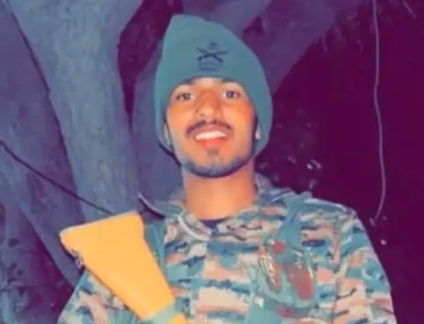 ਅਗਨੀਵੀਰ ਸਿਪਾਹੀ ਕੁਲਵਿੰਦਰ ਸਿੰਘ ਦੀ ਫਾਈਲ ਫੋਟੋ।