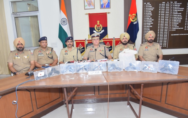 CP Amritsar Harmanbir Singh Gill Sharing details of operation
