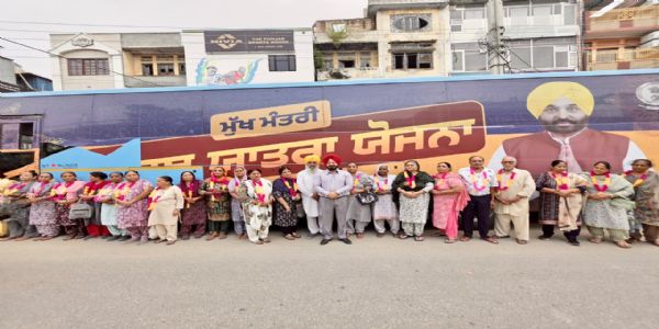 ਮੁੱਖ ਮੰਤਰੀ ਤੀਰਥ ਯਾਤਰਾ ਤਹਿਤ ਵਿਧਾਇਕ ਕੋਹਲੀ ਨੇ ਪਟਿਆਲਾ ਤੋਂ ਬੱਸ ਕੀਤੀ ਰਵਾਨਾ