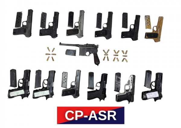 Amritsar Police recovered  13 illegal pistols along with 23 live cartridges
