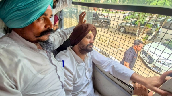 PCC president Amarinder Singh Raja Warring in police custody PCC president Amarinder Singh Raja Warring in police custody