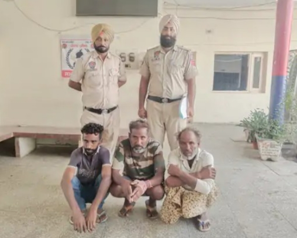 ਪੁਲਿਸ ਹਿਰਾਸਤ ’ਚ ਮੁਲਜ਼ਮ।